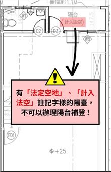 陽臺補登細節多　家住1樓怎麼辦？