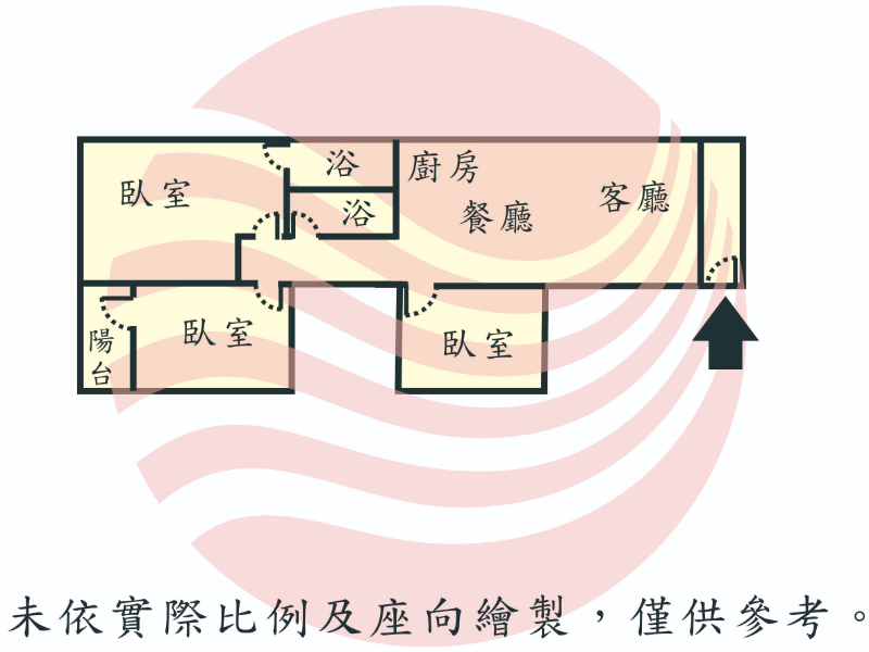 水萍塭公園精裝二樓美寓,台南市南區府緯街