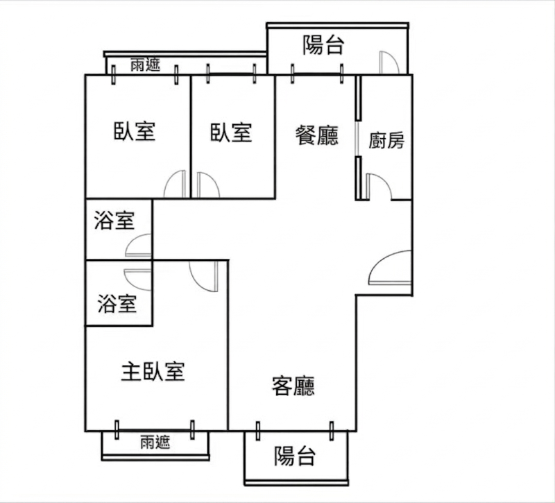 最愛峰雲會三房平車,台南市東區仁和路